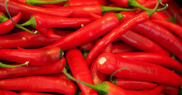 Trong ớt có chứa chất Capsaicin, là chất gây bỏng ớt và cũng làm tăng hương vị cay nồng cho món ăn (Ảnh Pixabay).